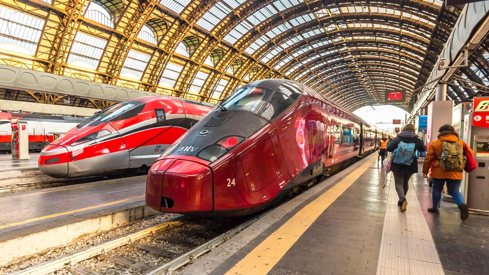 Venice to Milan Train 