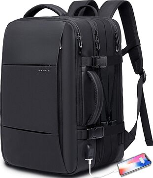 BANGE 35L Travel Backpack, Water Resistant