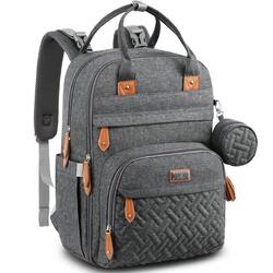 BabbleRoo 26L Diaper Bag, Waterproof Backpack