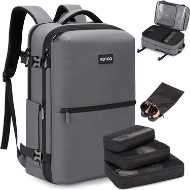 RDTGO 40L Flight Approved Travel Backpack for Men