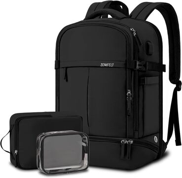 ZOMFELT 27L Travel Laptop Backpack for Women