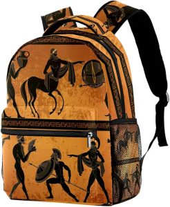 DJROW Ancient Greece Scene With Black Figure Bag