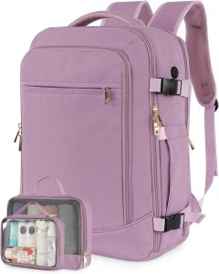 FALARK 40L INC Carry-on Travel Backpack for Women