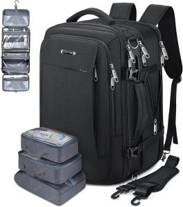 LOKASS 55L Flight Approved Travel Essentials Luggage Bag