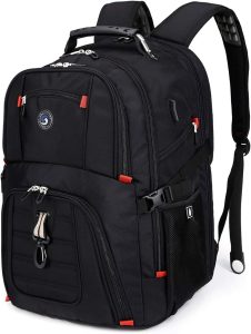 SHRRADOO Extra Large 52L Backpack with USB Charging Port